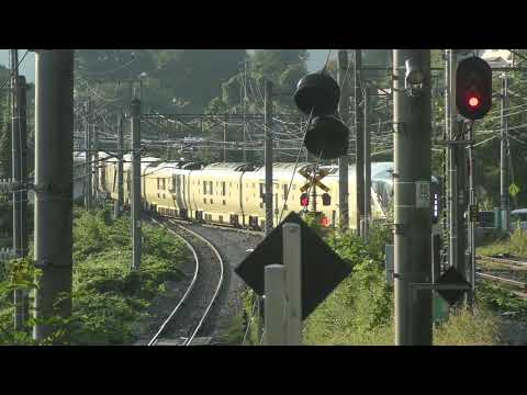 四季島　発車＆スイッチバック