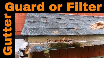 What works the best - GUTTER STRAINER OR GUTTER GUARD? - unbelievable results