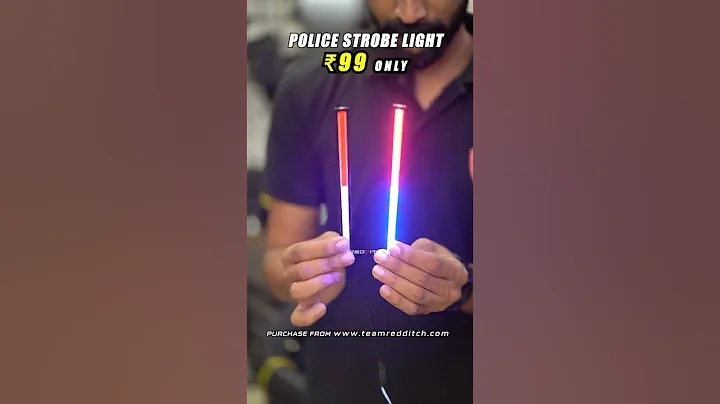 Police Strobe Light @teamredditch#police #strobelight #policelights #ledlight #viralshort #shorts