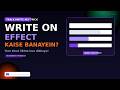 Handwriting Animation Banana Sikho — Sirf 7 Minutes Mein | Premiere Pro