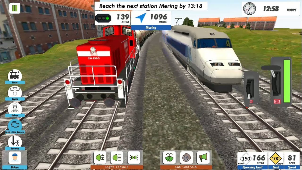 Freight Train Driving in Euro Train Sim 2 | Euro Train Simulator 2 - Android GamePlay & Game Video