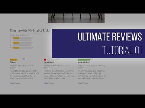Ultimate Reviews - Basic Setup (Tutorial 01)