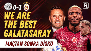 DEVLER SAHNESİNDE ASLAN KÜKREDİ | TARİHİ GALİBİYET | AJAX 0-3 GALATASARAY | MAÇTAN SONRA DİSKO