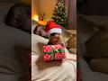 Baby Monkey Opening Christmas Gifts 🎁🐒#babymonkey #mom #christmas #funnyanimals #fyp