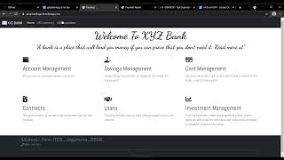 A Simple Bank App