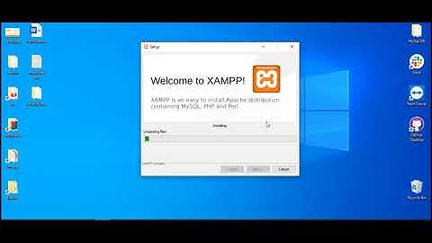 How to install Xampp Server On Windows