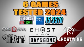 i5 3570 + GTX  1050 Ti + 8GB RAM | 6 Games Tested in 2024