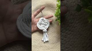 ✨ How to Make a Josephine Knot Keychain | Beginner-Friendly Macrame Project! #macrametutorial