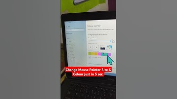 Change mouse Pointer Size & Colour just in 5 sec #viralreels #computer #tricks #mouse #youtubeshorts