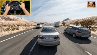 Toyota Camry - Realistic Highway POV Driving in 4K | BeamNG.drive | Logitech G920 Gameplay