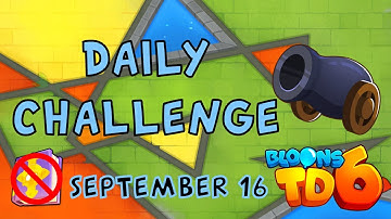 Bloons TD 6 Daily Challenge | Google Decides | No Hero No Mk No Powers Used | September 16 2022