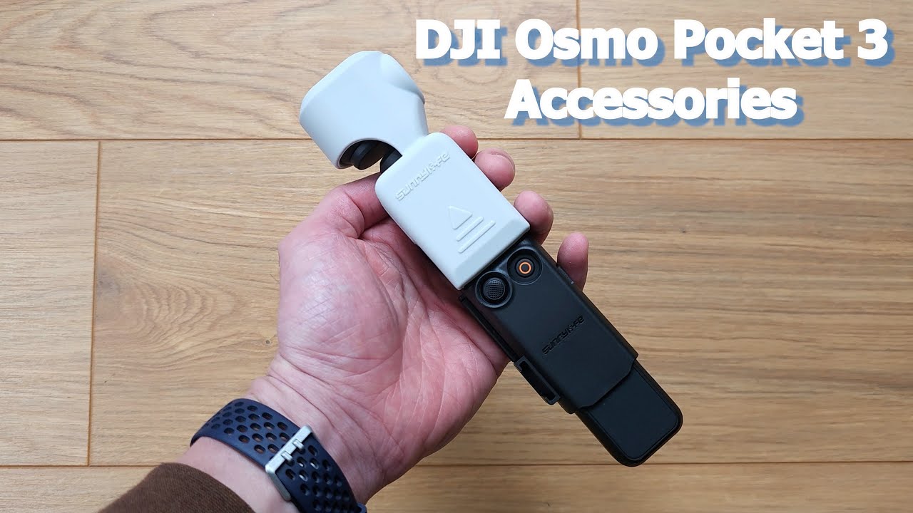 Dji Osmo Pocket 3 Sunnylife Accessories - Silicone Protective Case and Gopro mount Expansion Adapter