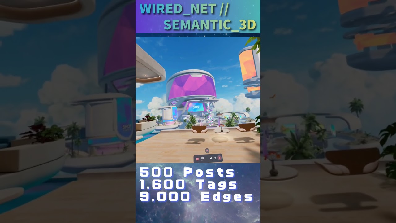 [Astro/R3F] WIRED_NET // 1,600 Nodes Immersive 3D Network [WebXR]