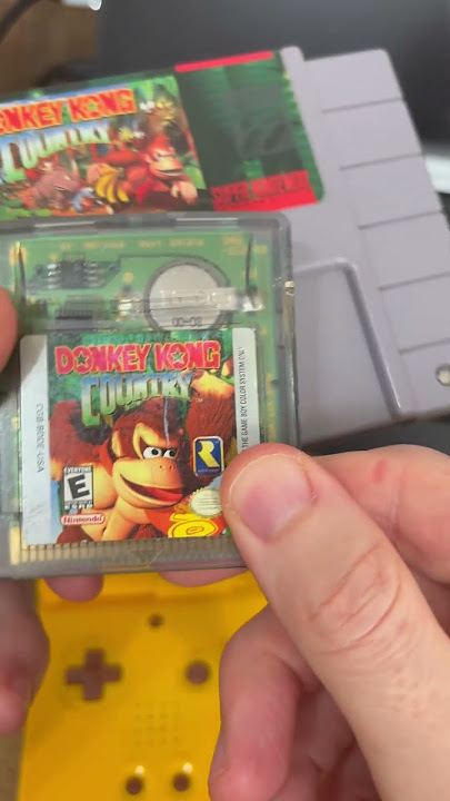 Donkey Kong Country on Game Boy Color