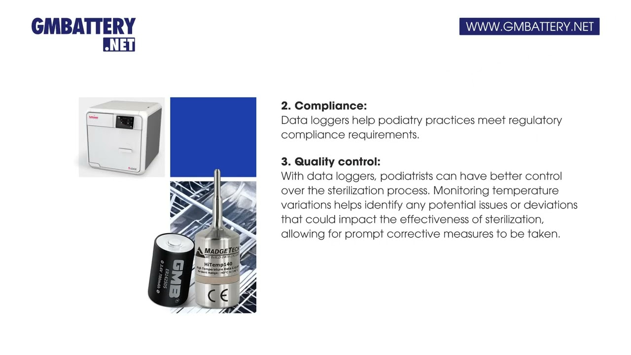 What are the benefits of using autoclave temperature data logger for Podiatry autoclave?