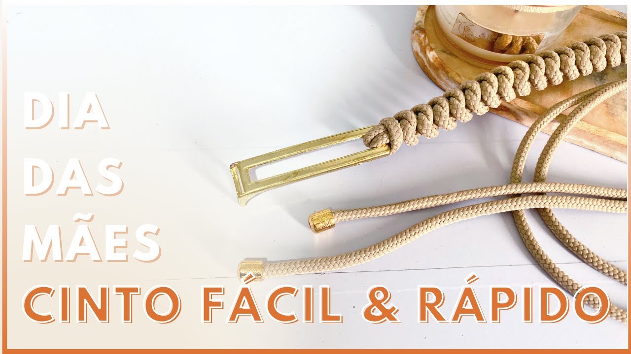Cinto em Macramê o + lindo e sofisticado | Especial dia das Mães 💝 • Macramê acessories Tutorial