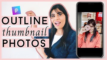 How to OUTLINE IMAGES FOR YOUTUBE THUMBNAILS (NO Photoshop required)