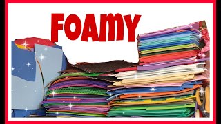 CUANTOS TIPOS DE FOAMY O GOMA EVA HAY ?