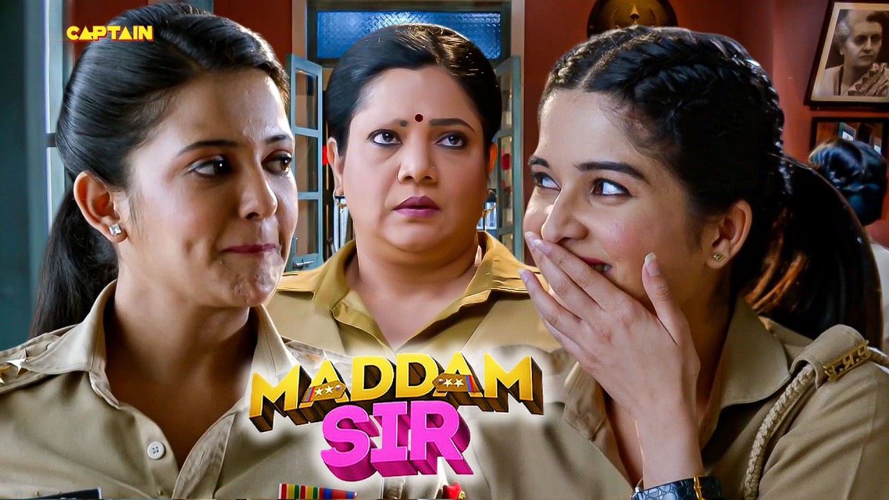 पुष्पा जी का उड़ा हुआ आईब्रो देख हंसी नहीं रुक पाई हसीना मैडम और संतू..... | Maddam Sir Comedy