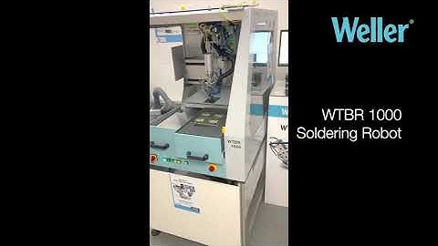 Weller WTBR1000 Soldering Robot – Demonstration of the of the Sub-Program Functionality