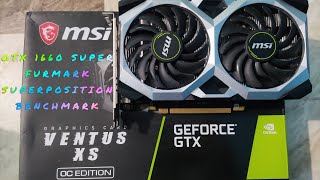 GTX 1660 Super de uso Furmark y Superposition Benckmark 2022 - YouTube