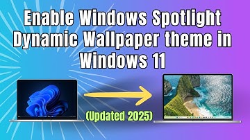 Enable Windows Spotlight Dynamic Wallpaper theme in Windows 11 || Quick and Easy