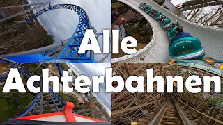 EUROPA-PARK 2023 - All roller coasters from the riders perspective!