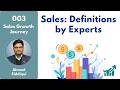 003 - Sales Definitions by Experts