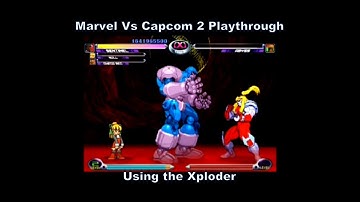 Marvel Vs Capcom 2 Sentinel, Roll & Omega Red Playthrough using the Dreamcast Xploder :D #Dreamcast