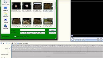 how to import piv into windows live movie maker