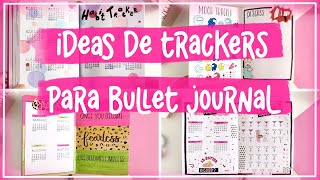 ✨Ideas de TRACKERS para tu Bullet Journal | Habit Trackers, Mood Trackers✨