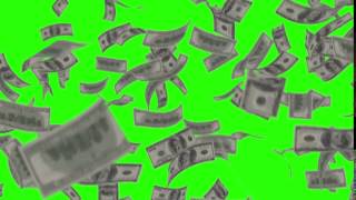 Para Yağmuru Efekti Green Scren