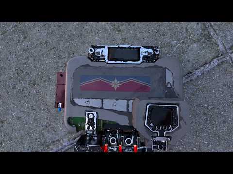 Captain Marvel beeper - Infinity war post credits ending scene remake - Cinema 4D