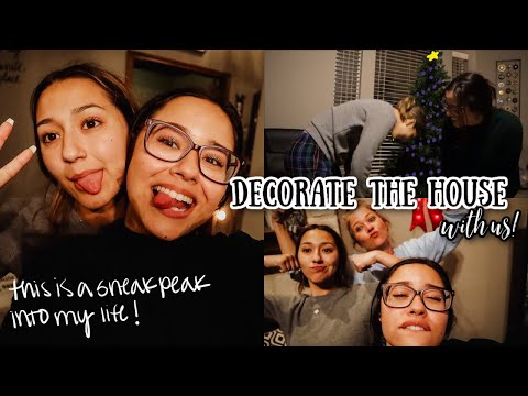 Decorate the house with us for Christmas! | CHRISTMAS VLOG