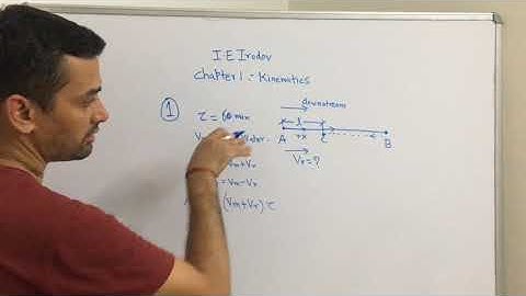 Q1 - IE Irodov - Kinematics