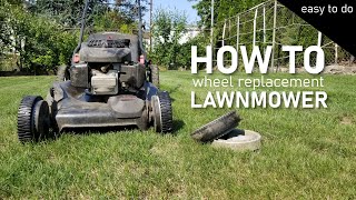 Craftsman lawnmower wheel replacement - Craftsman - Honda - Troy Bilt - cortador de grama