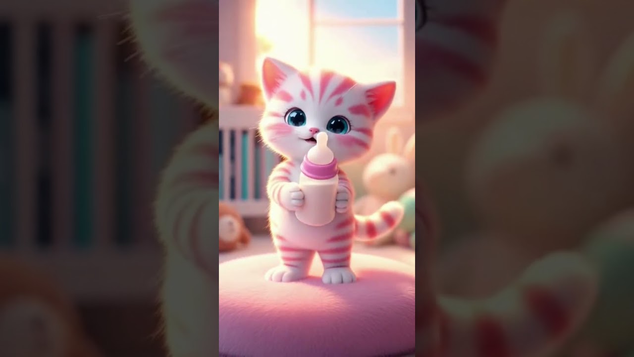 Cat Dance ❤️| Cute kitten Watch this adorable move 