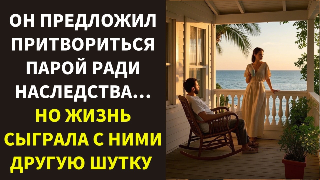 Он предложил притвориться парой ради наследства… но жизнь сыграла с ними другую шутку