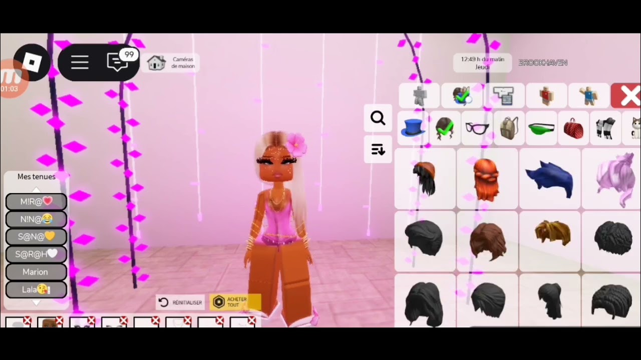 Tuto skin rose de bombe🩷🩷+réf poitrine #incr #abonnetoi #like #tropbelle