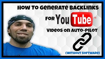⛓️How To Generate Backlinks For Your Youtube Videos on Auto Pilot (Without Software) ⛓️