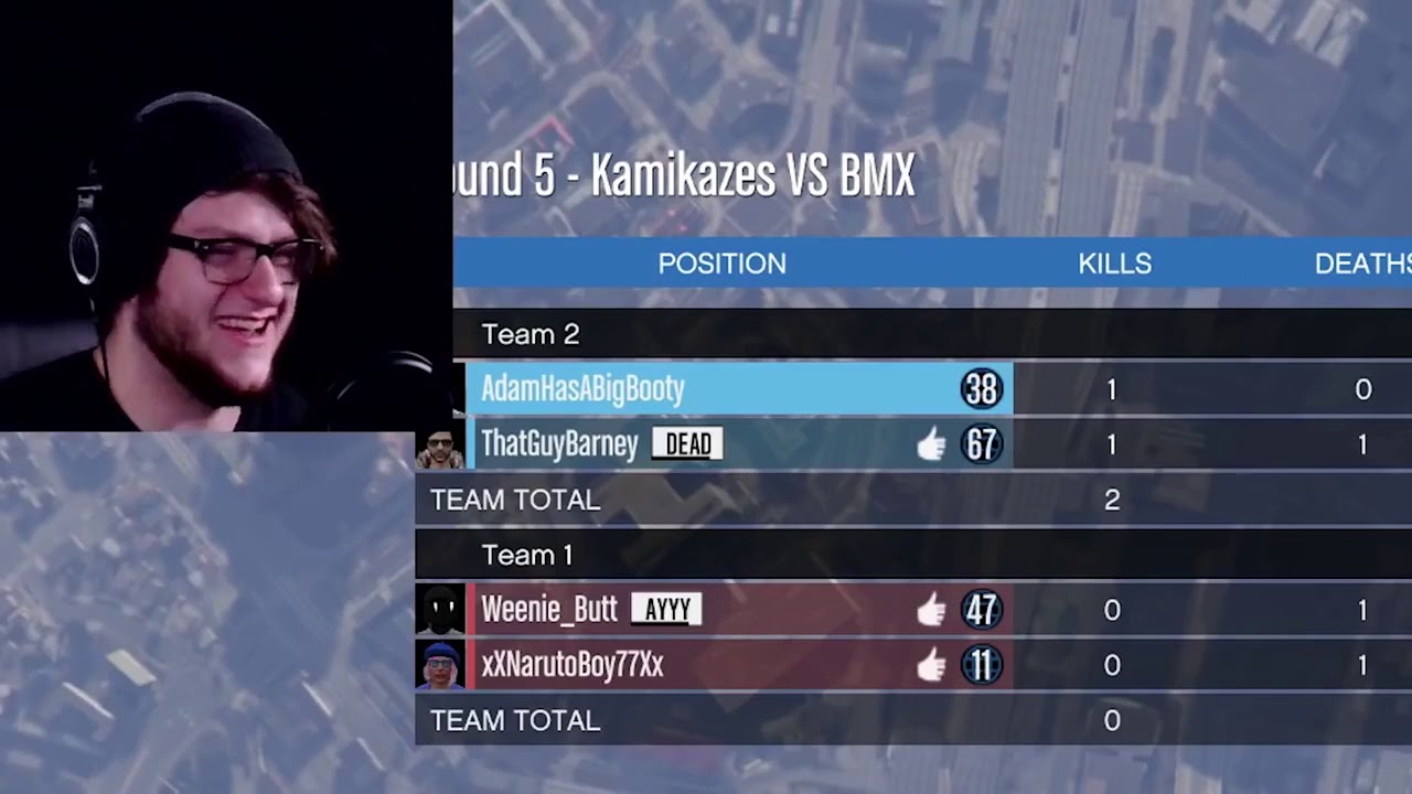 GTA 5 PC Online Funny Moments KAMIKAZE VS BMX | THE BMX BANDIT RETURNS! Custom Games