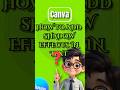 How to add shadow effects in Text | Canva series episode 2 #editsbyar #howtoaddshadowefectsintext