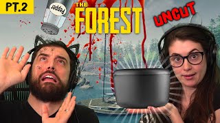 We built our base in the WRONG place... (The Forest pt.2 uncut)