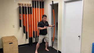 Lateral Chain Mobility - Stick Mobility Door Frame  Exercise