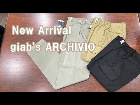 オカモ　イルパン　ジャブス GIAB'S ARCHIVIO (ジャブスアルキヴィオ) 2025SS/春夏 入荷予定