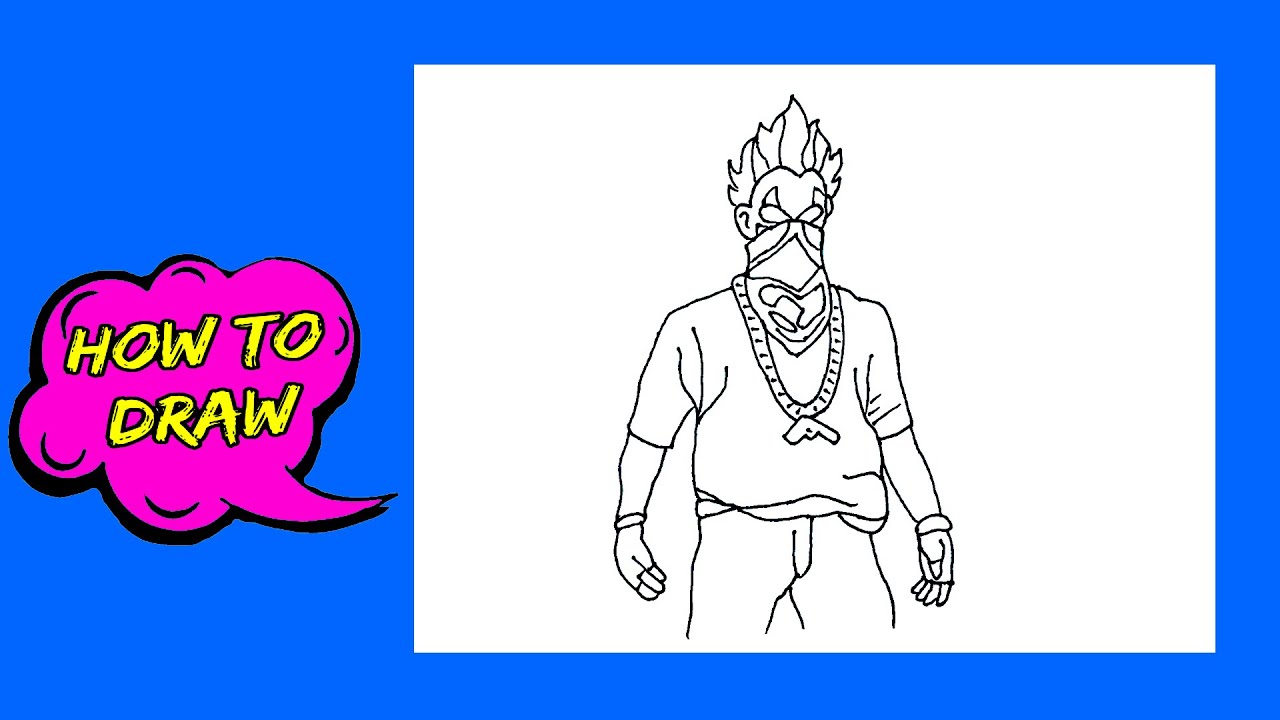 HOW TO DRAW FREE FIRE | DRAWING ANKUSH FF BUNDLE SKIN FREE FIRE