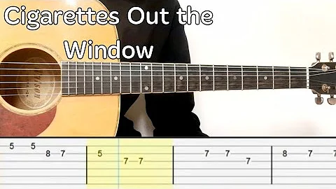 tv girl - cigarettes out the window (Easy Guitar Tabs Tutorial)