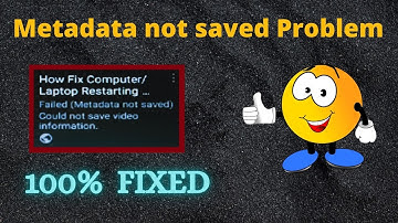 metadata not saved youtube | metadata not saved problem | how to solve metadata not saved problem !!