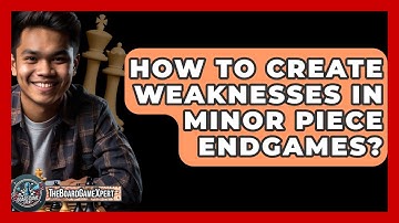 How To Create Weaknesses In Minor Piece Endgames? - The Board Game Xpert