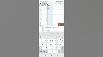 #Excel #Shorts #Sequence Function auto serial no in excel counta function
